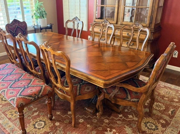 Ethan Allen Other Wood Dining Table Dining Furniture Sets for sale