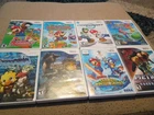 Lot of 8 Nintendo Wii Games - Mario Super Sluggers, Mario Kart, Mario Galaxy 2