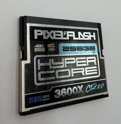 PixelFlash 256GB CFast 2.0 Card 3600X HyperCore 565MB/s SATA3 VPG180