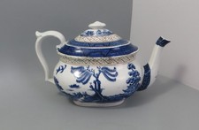 Vintage Booths Real Old Willow 9072 Pattern Small Teapot - Gilt - Restored Spout