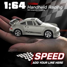 1/64 RC remote control desktop drift racing car, four-wheel drive with light toy