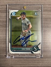2022 Bowman Draft - Chrome Cole Young #BDC-112 IP AUTO