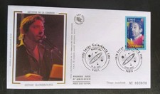 Enveloppe Premier 1er jour Timbre Serge Gainsbourg N° 3393 Obl Paris 2001