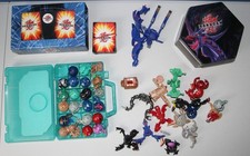 Jouets Bakugan, collection d'objets d'occasion, 60 cartes porte 35 Bakugan