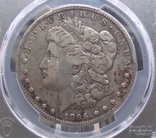 1895 "O" Morgan SILVER Dollar $1 PCGS F Details #881 Fine🗝️KEY🗝️ ECC&C, Inc.