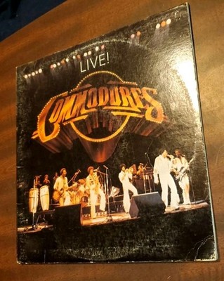 Commodores Live (2 LPs 1977 Motown Records) First Pressing VG Vinyl 
