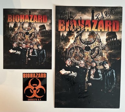Biohazard - VIP Package - Poster + Foto + Sticker, signed, Autogramm, 2026