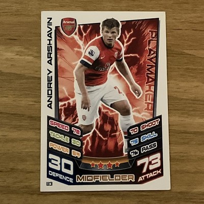 Match Attax Extra 2012/13 Andrey Arshavin Squad Update (Beschreibung lesen)