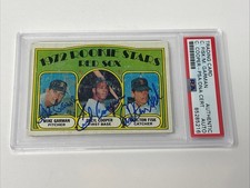 Carlton Fisk RED SOX HOF Signed Autograph Auto 1972 Topps Rookie Card # 79 PSA