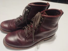 Chippewa 1939 Collection, 4353 Burgundy Leather Boots, Size 9 D