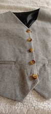Mans Scottish Argyle pipers jacket and waistcoat