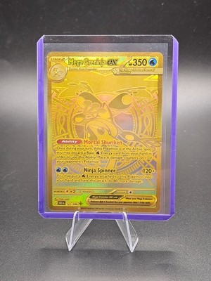 Mega Greninja ex 122/086 Crimson Haze Gold Hyper Rare Pokemon NM
