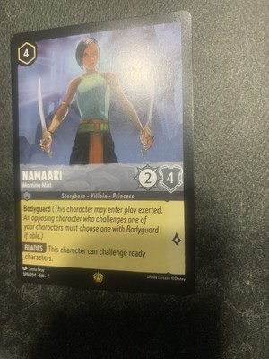 Disney Lorcana Namaari - Morning Mist 189/204 Rise of the Floodborn Legendary NM