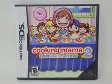 Cooking Mama 2: Dinner With Friends - Nintendo DS Complete In Box Manual Inserts
