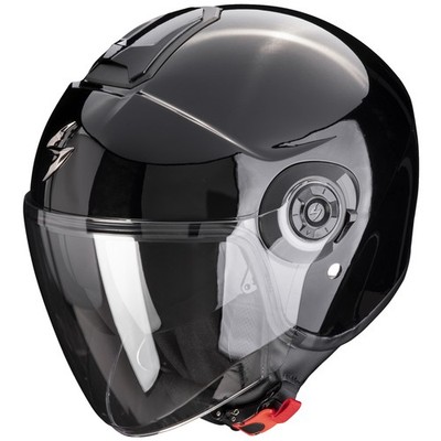 Scorpion Exo-City II Solid Schwarz Jethelm Motorradhelm