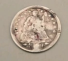 1854 Seated Liberty Silver Half Dime 5C