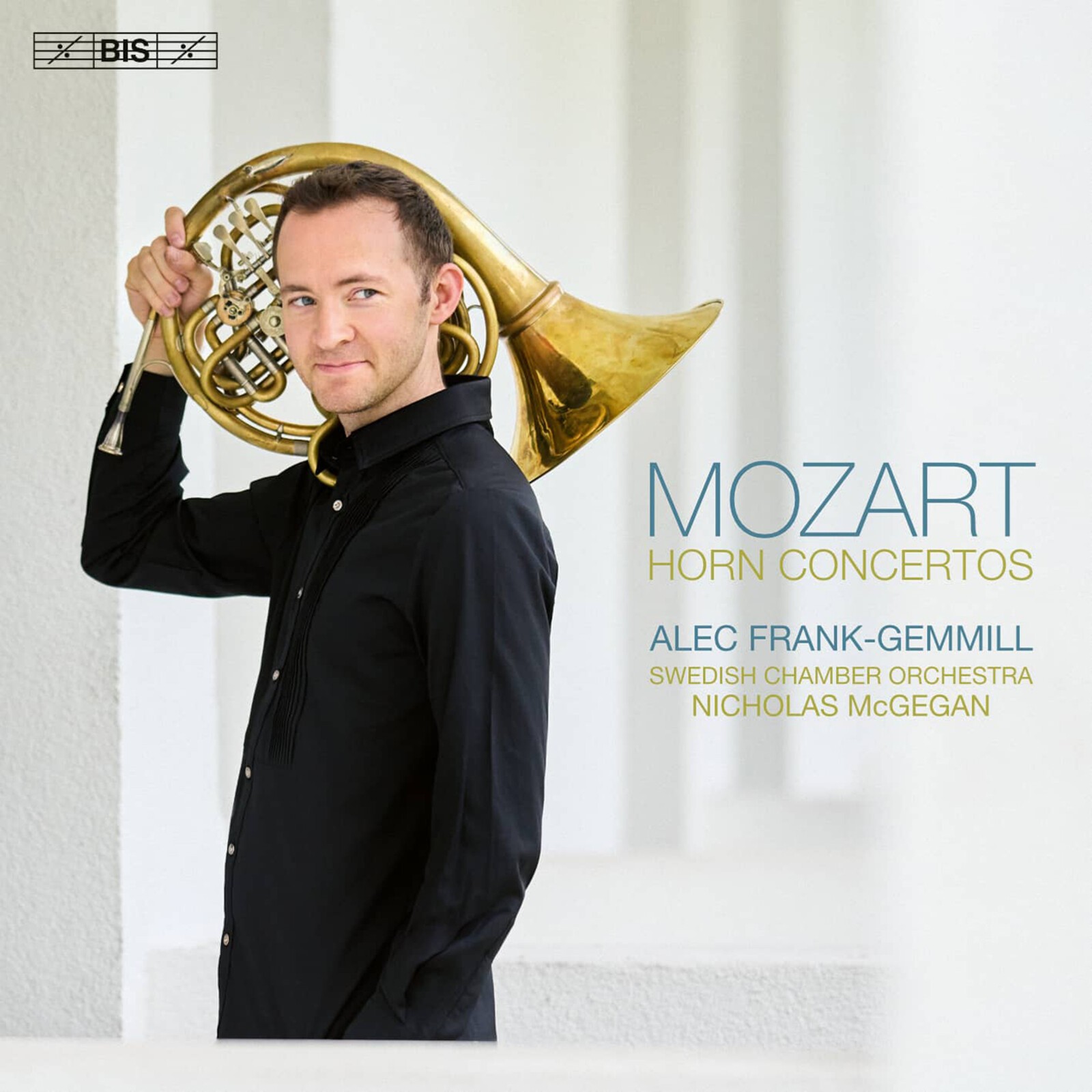 BIS2635 Alec Frank-Gemmill; Swedish Chamber Orchestra; Nicholas McGegan Wolfgang