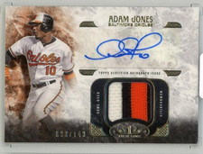 2016 Topps Tier One Adam Jones Autograph Relics【090/149】 Baltimore Orioles