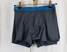 Hanes 6 PACK Boys Performance Boxer Briefs Underwear Black/Gray Size Medium