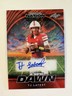 TJ LATEEF 2025 Leaf Football Nation A New Dawn Orange Shimmer AUTO #/4 Nice