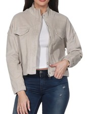 Only Damen Cord Jacke kurze Damenjacke Übergangs Cordjacke Bundjacke ONLKenza