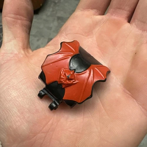 Vtg MOTU He-Man 1985 Hordak USA FRONT ARMOR original black accessory part