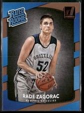 Rade Zagorac 2017-18 Donruss #155 Rookie Memphis Grizzlies