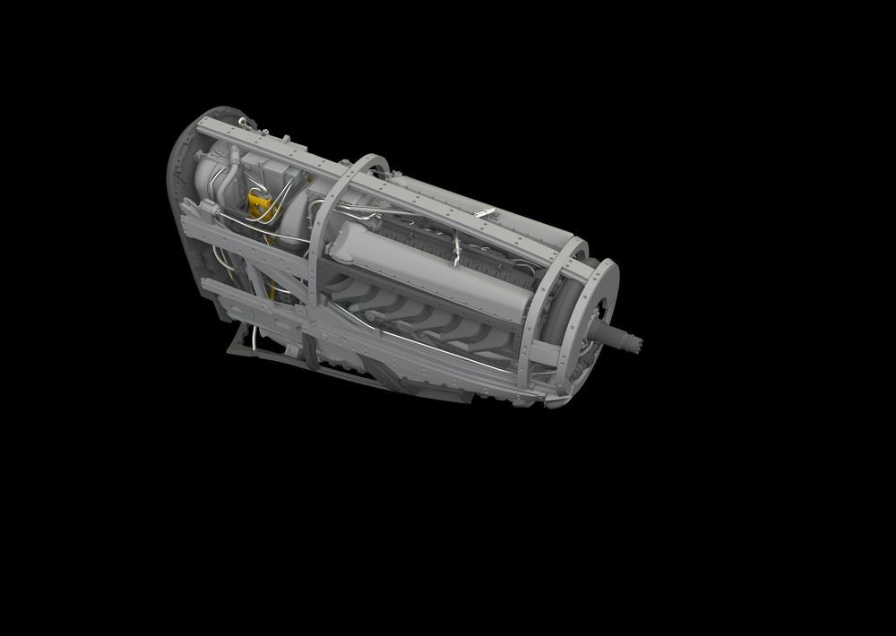 Eduard Accessories 648555 - 1:48 P-51D Engine For Eduard - New