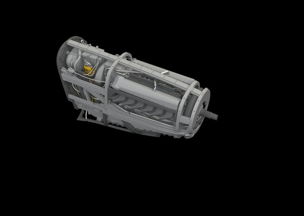 Eduard Accessories 648555 - 1:48 P-51D Engine For Eduard - Neu-image