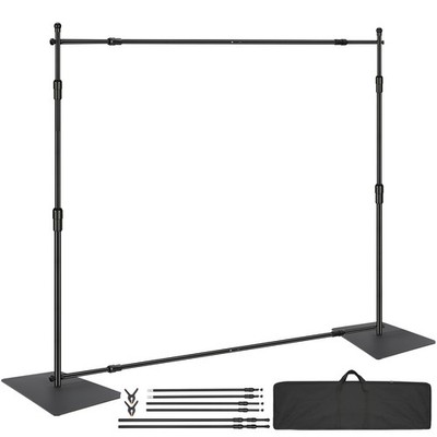 VEVOR Pipe and Drape Kit Heavy Duty Backdrop Stand Carbon Steel Base 10x10 ft