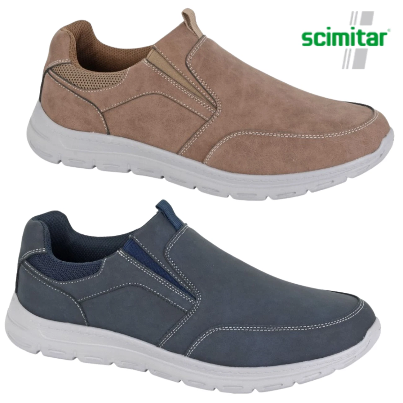 Mens Moccasin Slip On Shoes Scimitar Leisure Twin Gusset Casual Lightweight
Opens in a new window or