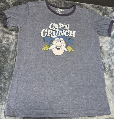 Cap'N Crunch Cereal Ringer T-Shirt Size M
