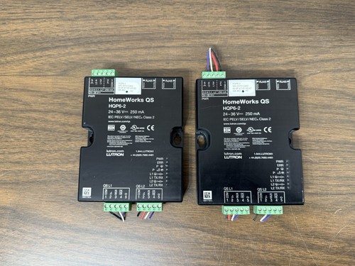 Lutron HQP6-2 Processor Homeworks QS (PRICE FOR ONE) WORKING CONDITION- TESTED!