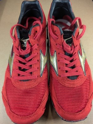 Men's Mizuno Wave Ekiden SI Red/Gold US 5, UK 4, EU 36.5 Open box