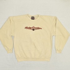 Harley Davidson Men's Pullover Sweatshirt Myrtle Beach SC Cotton Brown Size L