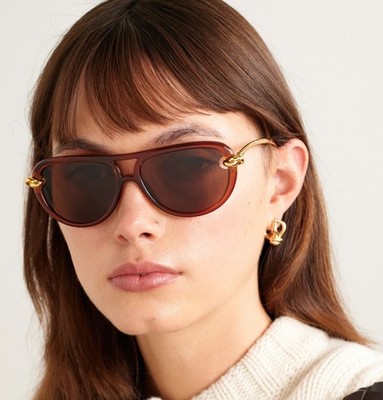 NEW Bottega Veneta BV1418S-004 Sunglasses 58mm 100  display picture 3