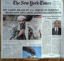 The New York Times May 2, 2011 Bin Laden Killed U.S. Forces Operation