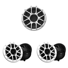 Wet Sounds Marine Zero Series White XZ Grill Boat Speaker Bundle 4 6.5"  1...