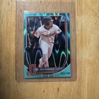 2025 Topps Bowman Chrome Baseball Jose Ramirez Aqua Ray Wave 85/199