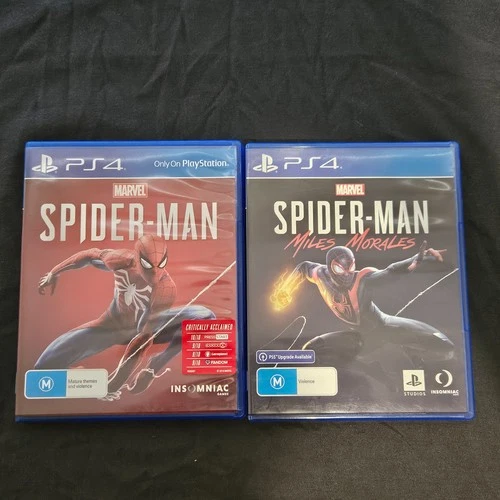 New ListingMarvel Spider-Man + Marvel Spider-Man Miles Morales - PS4 Bundle - Tested