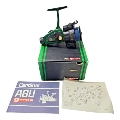 Abu Garcia Cardinal 753 Indiana Vintage Spinning Fishing Reels for