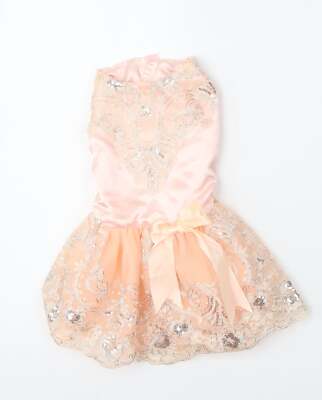 Buffy Pet Home Mädchen rosa Polyestermischung Skaterkleid Größe L Haken & Ösen