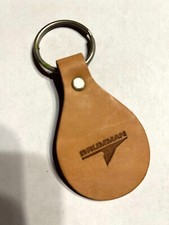 Northrop Grumman Leather Vintage Keychain Key Ring tr97