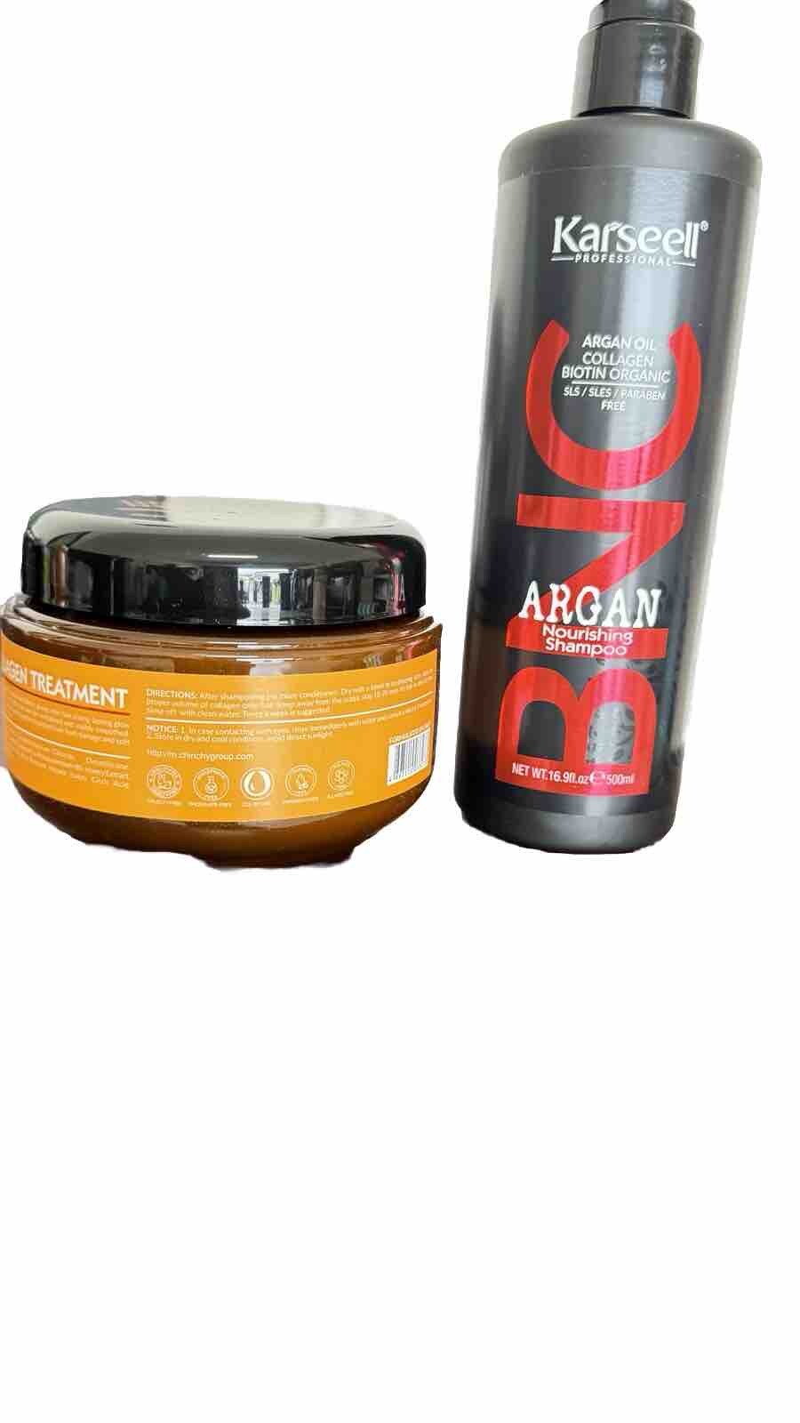 Karseell BNC Collagen Hair Treatment Deep Repair Conditioning Argan Oil Shampoo