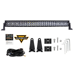 AUXBEAM 32" Lente Curvada 5D LED Barra de Luz de Trabajo Conducción Camión SUV ATV Lámpara Todoterreno - Imagen 11 de 12