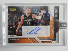 2020-21 Panini Instant NBA Luka Doncic Orange Parallel Auto SSP Prizm 10/10
