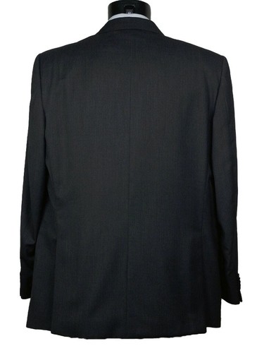 Men's Suit GUABELLO Size 56 Wool Gray Elegant Set - 第 2/8 張圖片