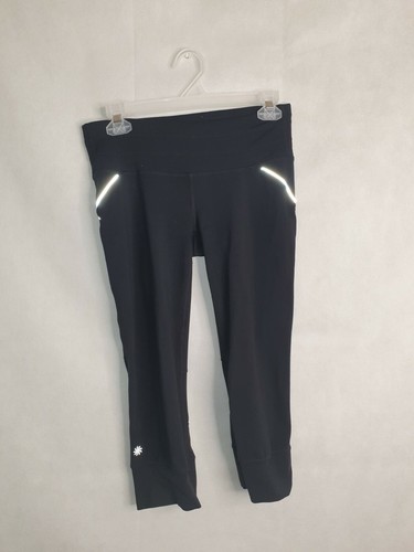 Athleta 862109 Women Black Relay Capri 
