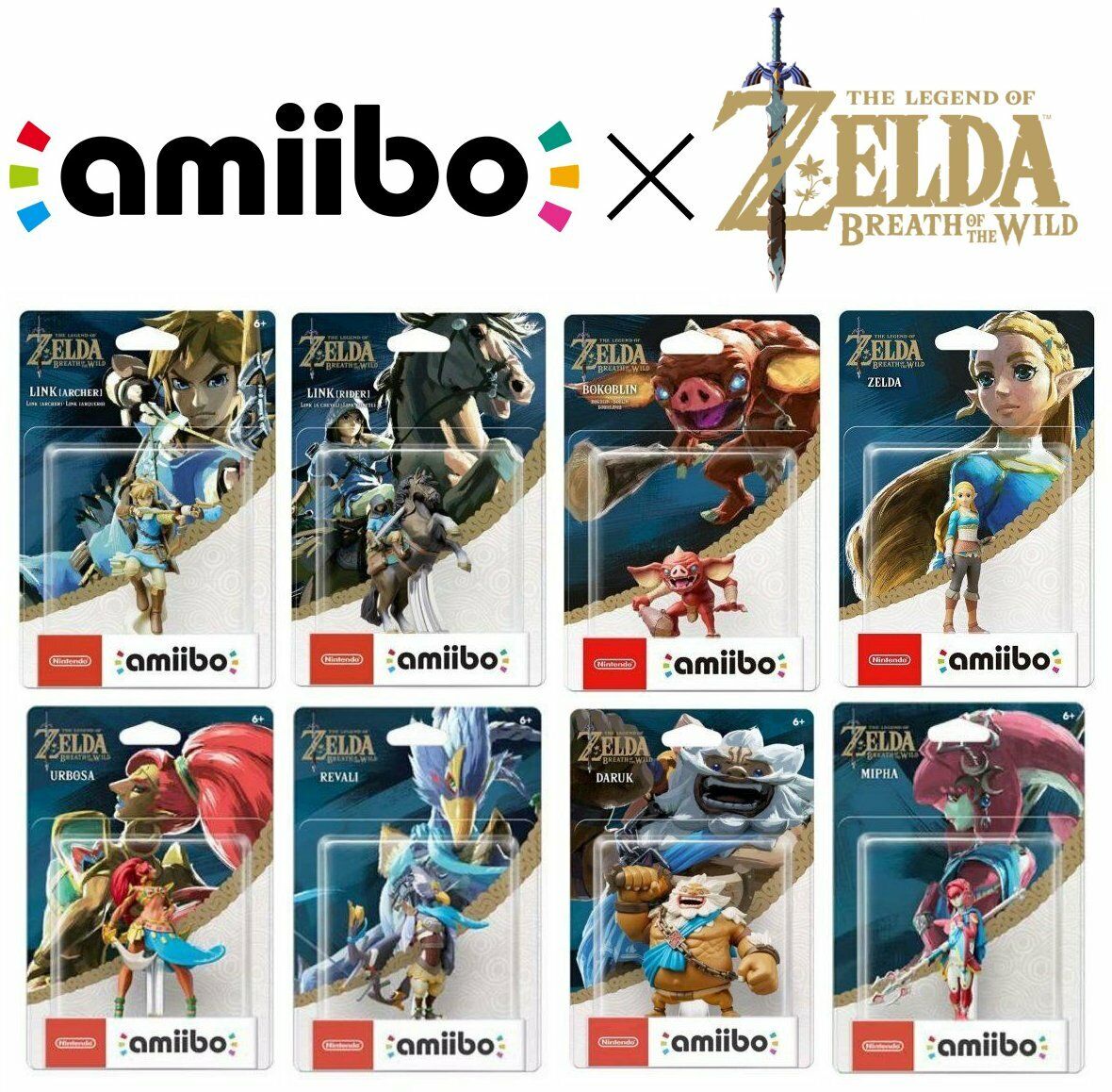 Legend of Zelda Breath of the Wild Amiibo US NA Version Choose Bokoblin  Daruk