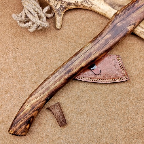 CUSTOM HAND FORGED Carbon Steel Viking VALHALLA Axe Tomahawk Throwing Axe 1631 - Picture 4 of 12